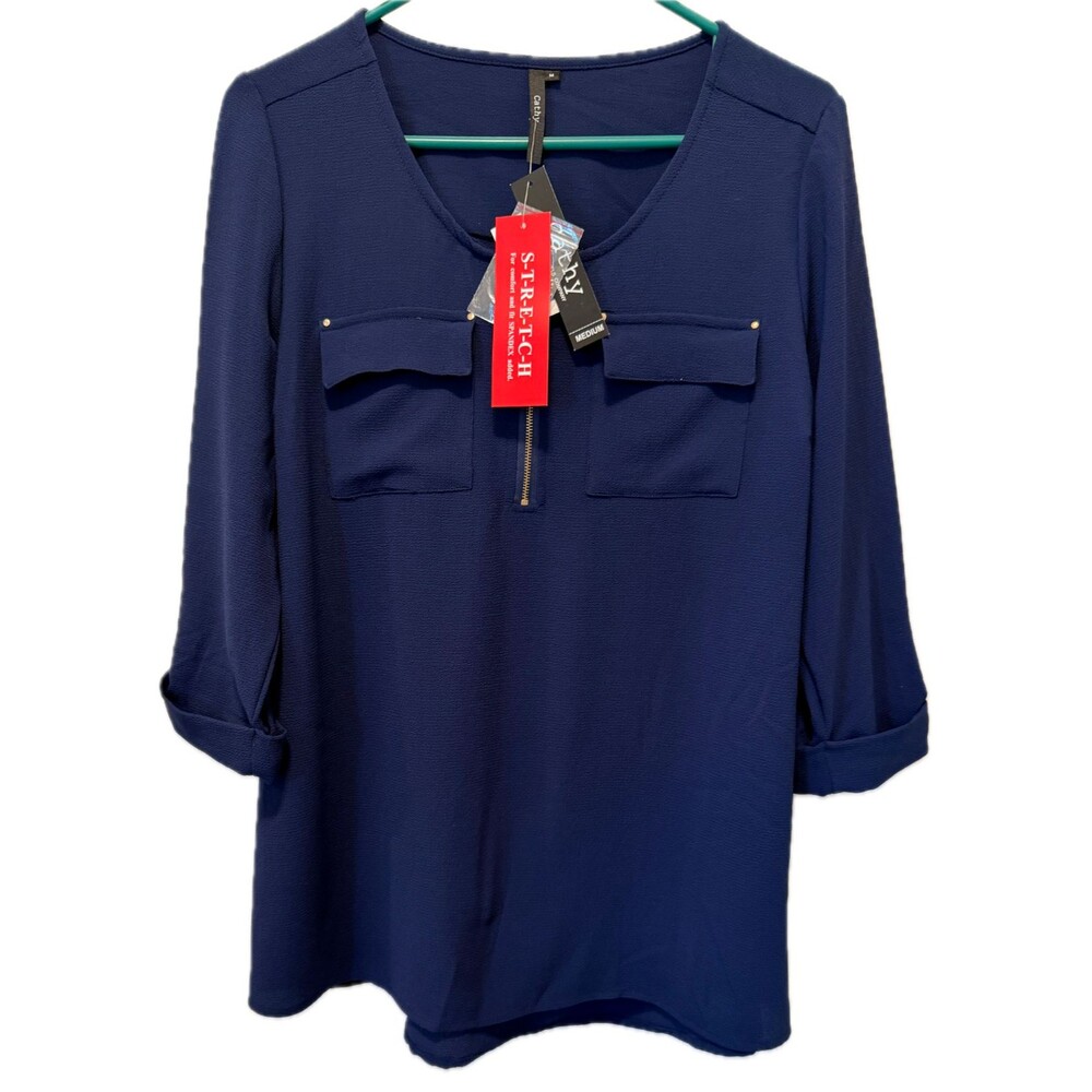 Cathy Blouse dark blue size M